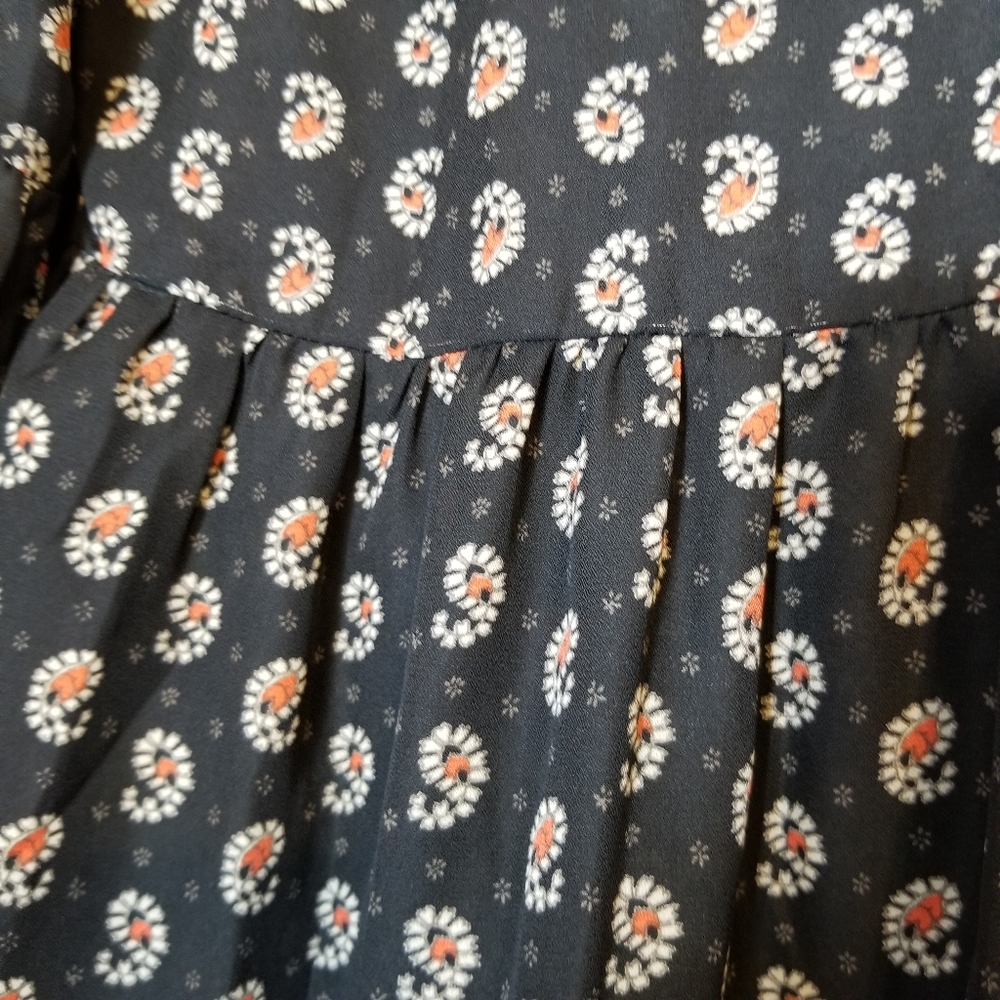 Anthropologie Sunday in Brooklyn Front Tie Babydoll Top - Picture 4 of 7